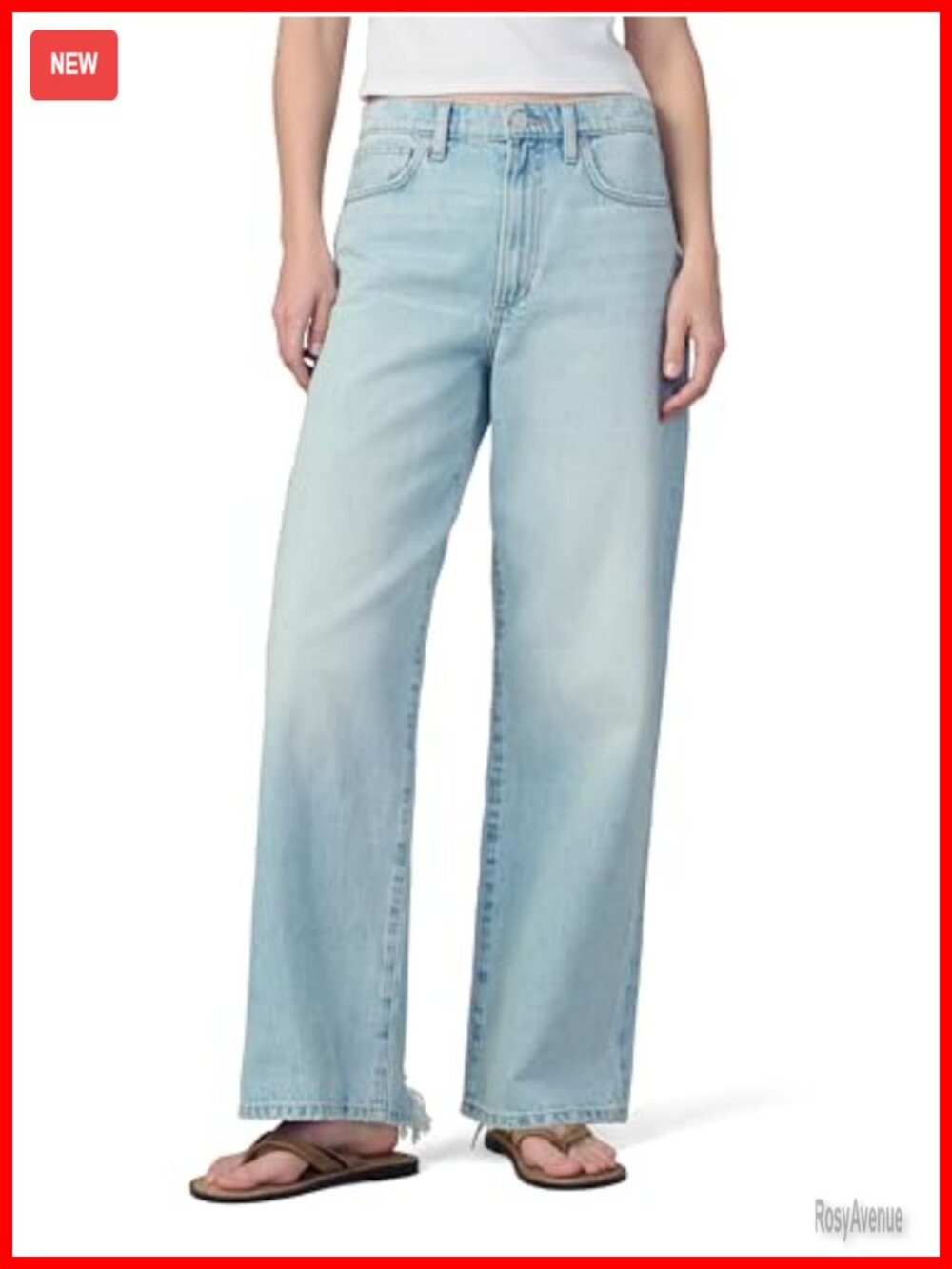 Oversized Baggy Jeans Low Rise Straight Leg Rigid Denim Full Length